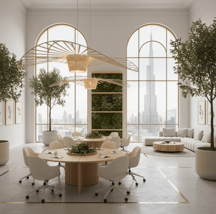 🧑‍💼 Japandi-Inspired Co-Working Space Design