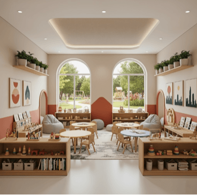 🧸 Daycare Center Interior Design