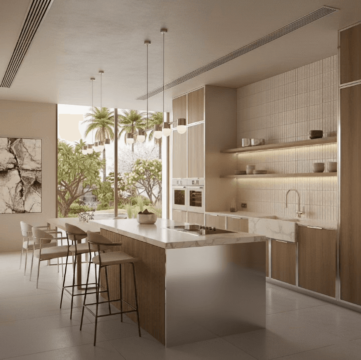 🧑‍💼 Modern Villa Kitchen Interior