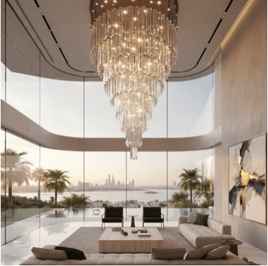 🧑‍💼 Modern Villa Living Room Interior